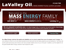Tablet Screenshot of lavalleyoil.com